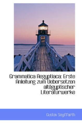 Cover of Grammatica Aegyptiaca