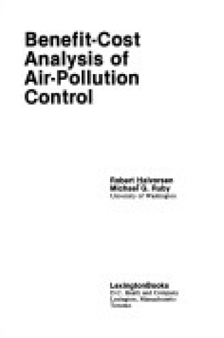 Cover of Benefit-cost Analysis of Air-pollution Control