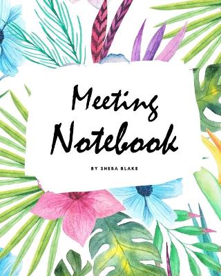 Book cover for Meeting Notebook for Work (Large Softcover Planner / Journal)