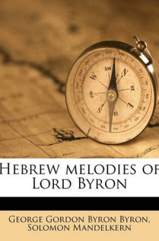 Cover of Hebrew Melodies of Lord Byron