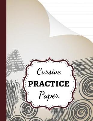 Book cover for Cursive Practice Paper