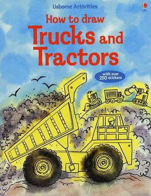 Book cover for How to Draw Trucks and Tractors