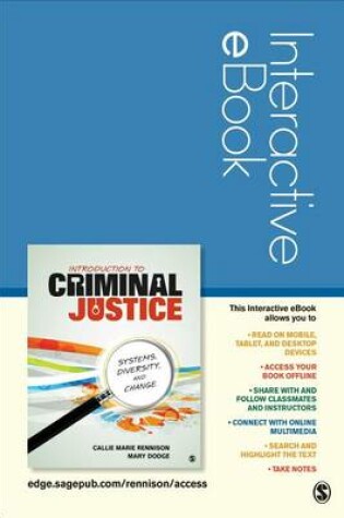 Cover of Introduction to Criminal Justice Interactive eBook Student Version