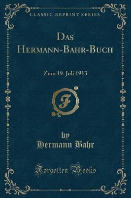 Book cover for Das Hermann-Bahr-Buch