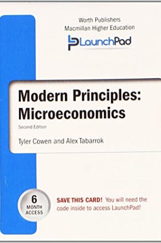 Cover of Launchpad for Cowen's Modern Principles of Microeconomics (6 Month Access)