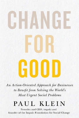 Book cover for Change for Good