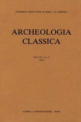 Cover of Archeologia Classica 2010 Vol61, NS 11