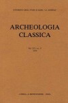 Book cover for Archeologia Classica 2010 Vol61, NS 11