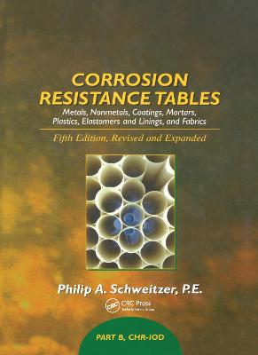 Cover of Corr Resistance Table Part B