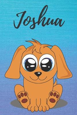 Book cover for Joshua dog coloring book / notebook / journal / diary