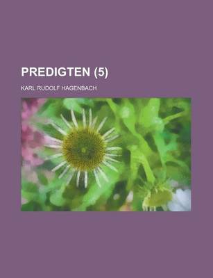 Book cover for Predigten (5 )