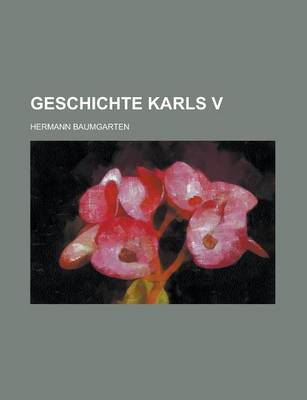 Book cover for Geschichte Karls V