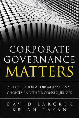 Book cover for Corporate Governance Matters