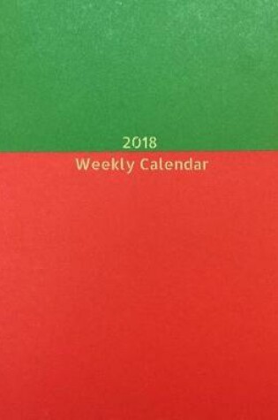 Cover of 2018 Weekly Calendar