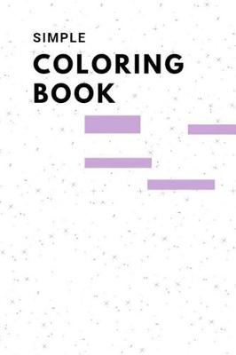 Book cover for Simple Coloring Book