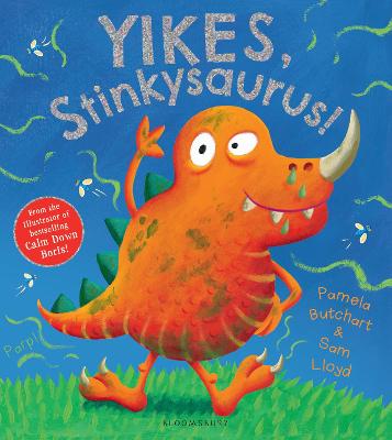 Book cover for Yikes, Stinkysaurus!