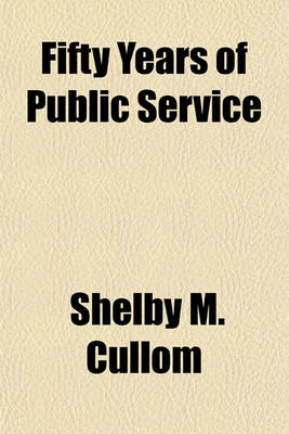 Book cover for Fifty Years of Public Service