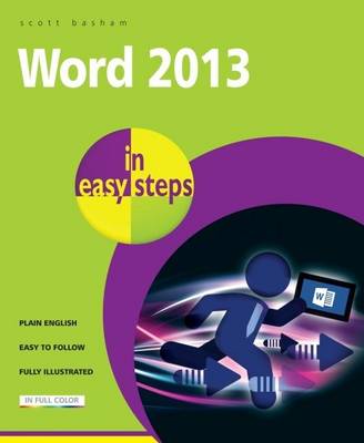 Book cover for Word 2013 in Easy Steps