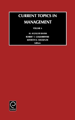 Book cover for Current Topics in Management