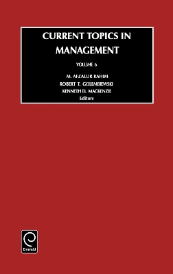 Cover of Current Topics in Management