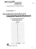 Cover of Transnational Corporations and Industrial Hazards Disclosure