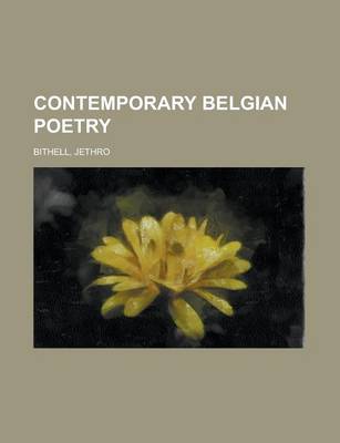 Book cover for Contemporary Belgian Poetry