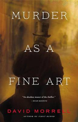 Book cover for Murder as a Fine Art
