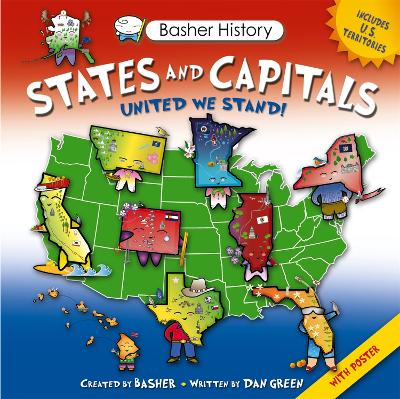Book cover for Basher History: States and Capitals
