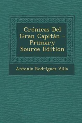 Cover of Cronicas del Gran Capitan