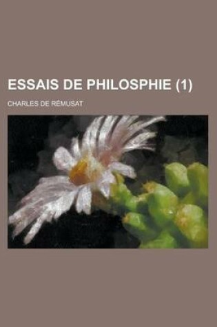 Cover of Essais de Philosphie (1)