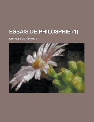 Book cover for Essais de Philosphie (1)