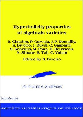 Book cover for Hyperbolicity Properties of Algebraic Varieties