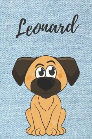 Cover of Leonard Hunde-Notizbuch / Malbuch / Tagebuch
