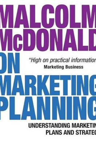 Cover of Malcolm McDonald on Marketing Planning