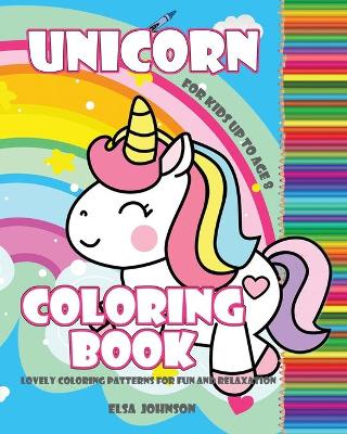 Book cover for Unicorn Coloring Book