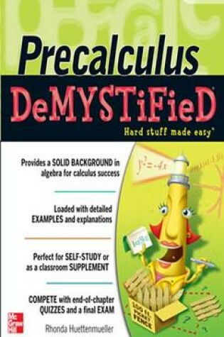 Cover of Pre-Calculus Demystified, Second Edition