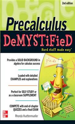 Cover of Pre-Calculus Demystified, Second Edition