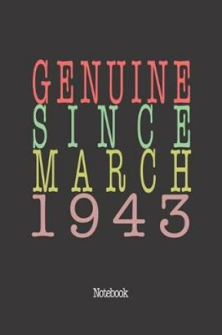 Cover of Genuine Since March 1943