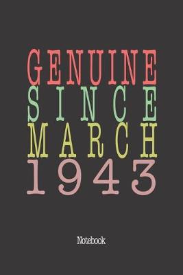 Book cover for Genuine Since March 1943