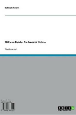 Cover of Wilhelm Busch - Die Fromme Helene