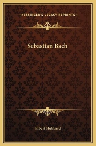 Cover of Sebastian Bach