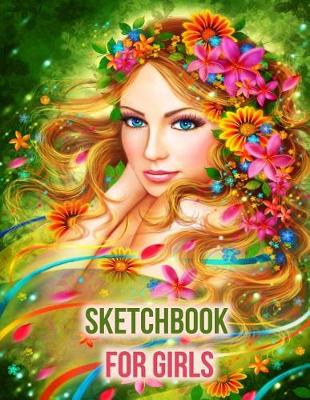 Book cover for Sketchbook for Girls