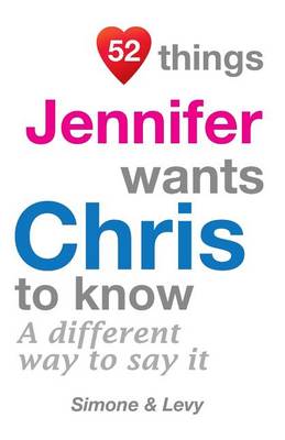 Cover of 52 Things Jennifer Wants Chris To Know