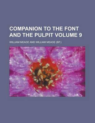 Book cover for Companion to the Font and the Pulpit