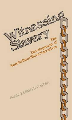 Cover of Witnessing Slavery