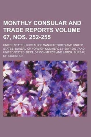 Cover of Monthly Consular and Trade Reports Volume 67, Nos. 252-255