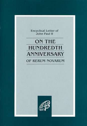 Book cover for On the Hundredth Anniversary of Rerum Novarum