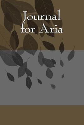 Book cover for Journal for Aria