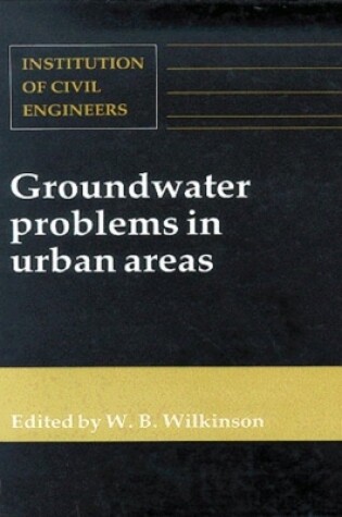 Cover of Groundwater Problems in Urban Areas