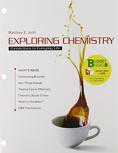 Book cover for Exploring Chemistry (Loose-Leaf)